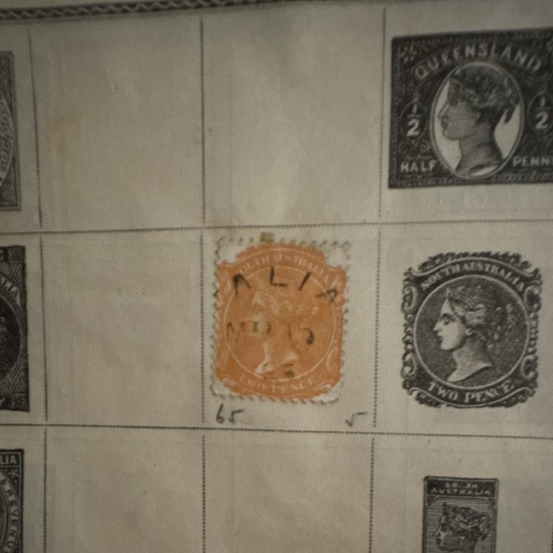 Australian States Postage Stamp Collection Victoria Western Australia Used