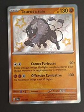 Carte Pokemon -Destinées de Paldea PAF  -Tauros de Paldea 172/091  SHINY - NEUF