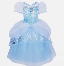 Disney Store Cinderella Princess Girls Dress Up Gown Costume Halloween 4 ISSUE