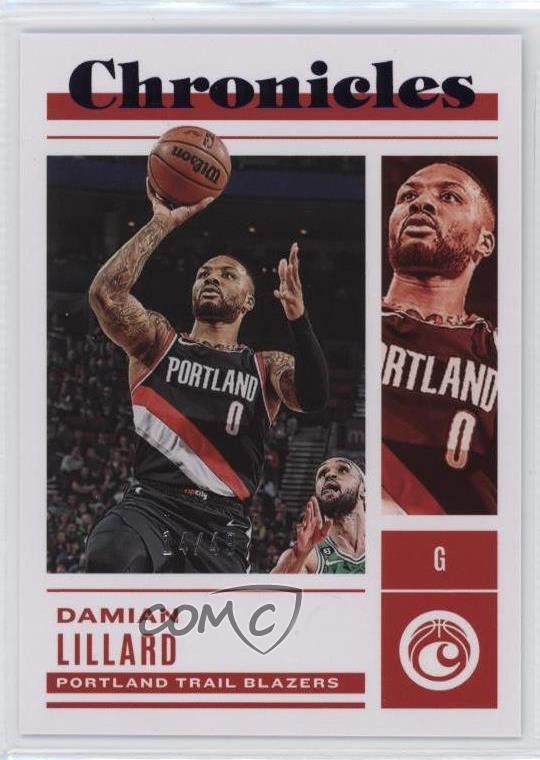 2022-23 Panini Chronicles Chronicles Purple 14/49 Damian Lillard #18 3h1