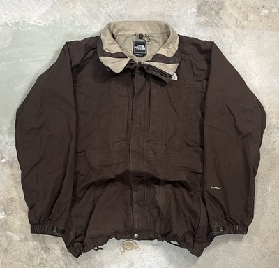#ad Vintage The North Face Hyvent Brown Men#x27;s Jacket Size L $69.99
