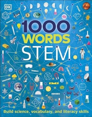 1000 Words: STEM (Vocabulary Builders) by DK Hardback Book The Fast Free