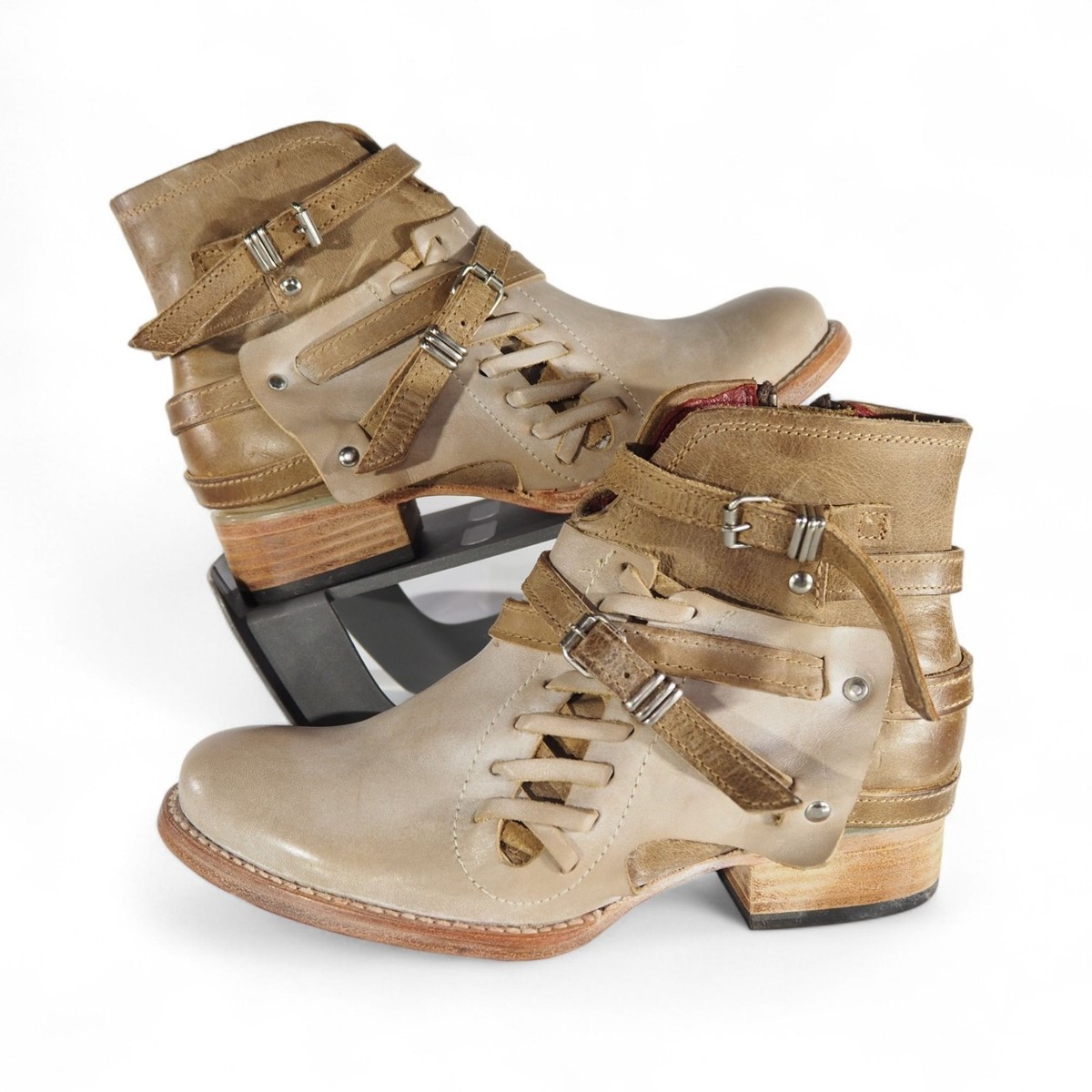 Freebird by Steven Belfast Leather Ankle Boots Women
