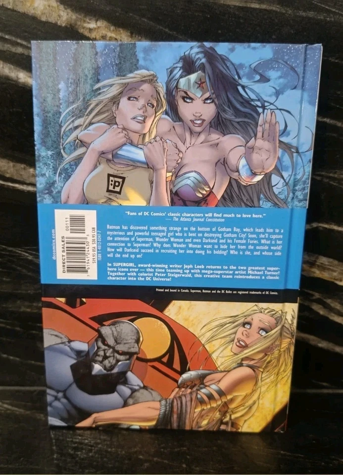 SUPERMAN - BATMAN : " SUPERGIRL " TPB HC DC COMICS TBE LOEB TURNER STEIGERWALD - Photo 2/3