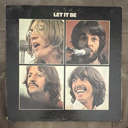 The Beatles Let It Be Apple Records Rock LP Vinyl 12" Cardboard Sleeve 33 RPM