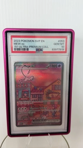 PSA 10 GEM 2023 POKEMON SVP EN-SV PROMO 151 ULTRA-PREMIUM COLLECTION #053 MEW EX