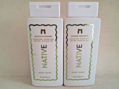 2x Native Body Wash WINTER CASHMERE 18oz NEW