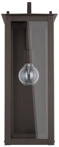 Hunt 20 3/4" High Oiled Bronze Aluminum Outdoor Wall Light - Picture 2 of 10