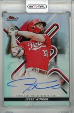 2022 Topps Finest Cincinnati Reds Jesse Winker Autographs