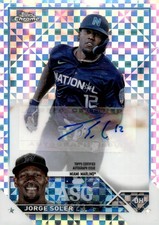 2023 Topps Chrome Update All Star Game Autograph Xfractors Jorge Soler Auto /125