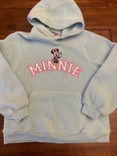 Disney Store Disneyland Minnie Mouse Pullover Sweatshirt Fleece Medium