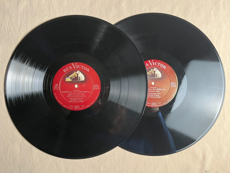 RACHMANINOFF Four Rachmaninoff Concertos 1955 Vinyl Box Set RCA LM-6123 - VG+ Foto 3 de 4