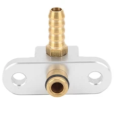 Car Fuel Rail Adapter Fuel Pressure Regulator Fitting Aluminum Fuel Rail Ad VUVA