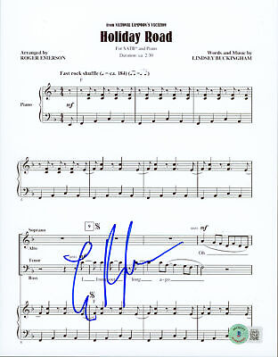 Lindsey Buckingham Signed National Lampoons Album COA Proof Autographed Vinyl STAR Lindsey Buckingham Signed National Lampoons Album COA Proof Autographed Vinyl STAR