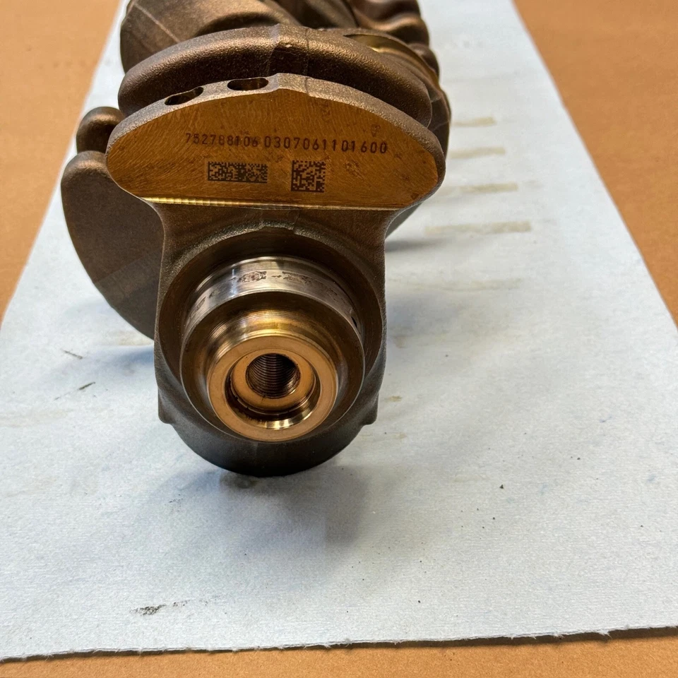 Manivela del cigüeñal del motor BMW E82 135I E90 E60 F01 E89 N54 8 pernos millas OEM Foto 4 de 4