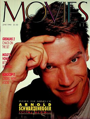 Movies Magazine June 1990 Inside the Mind of Arnold Schwarzenegger Total Recall