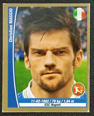 2014 Brazil World Cup FIFA #197 CHRISTIAN MAGGIO Italy Soccer Team Sticker Promo