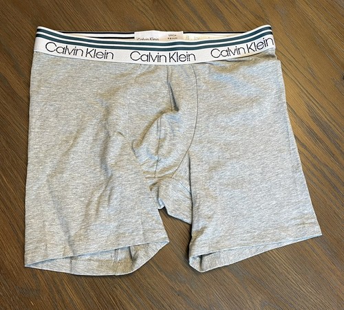 Two Calvin Klein Men's Boxer Briefs Underwear Black Gray Sz Small NP23130 - Picture 7 of 7