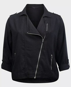 white linen jacket plus size