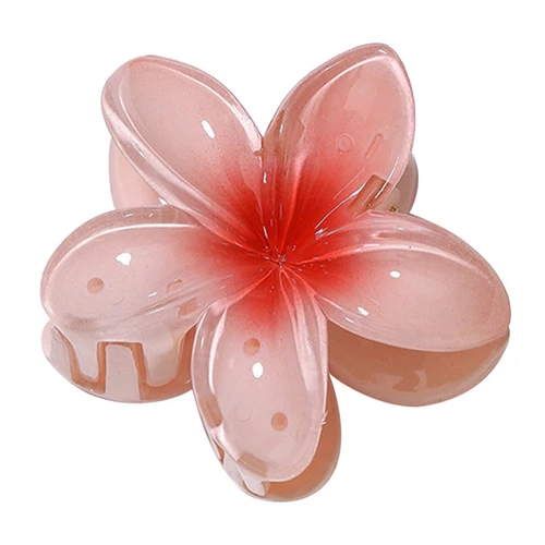 Pinza para el pelo grande con flor de huevo de verano decoración playa Hawaii vestido de vacaciones - Imagen 10 de 71