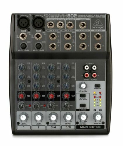 Behringer XENYX802 Analog Mixer - 8 Channels - Picture 1 of 1