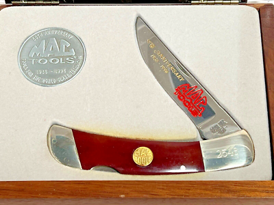 MAC Tools 58th Anniversary Collector Bear Folding Knife and Case
