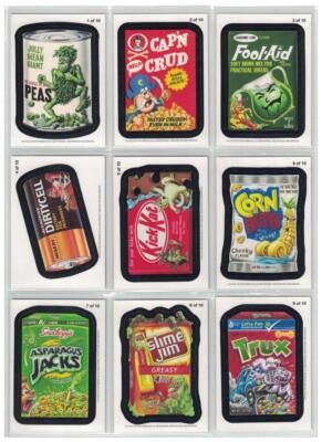 2012 WACKY PACKAGES ALL NEW SERIES 10 COMPLETE SET OF 10 MAGNETS