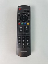 Panasonic TV Remote Control Original Black Replacement for Various Models