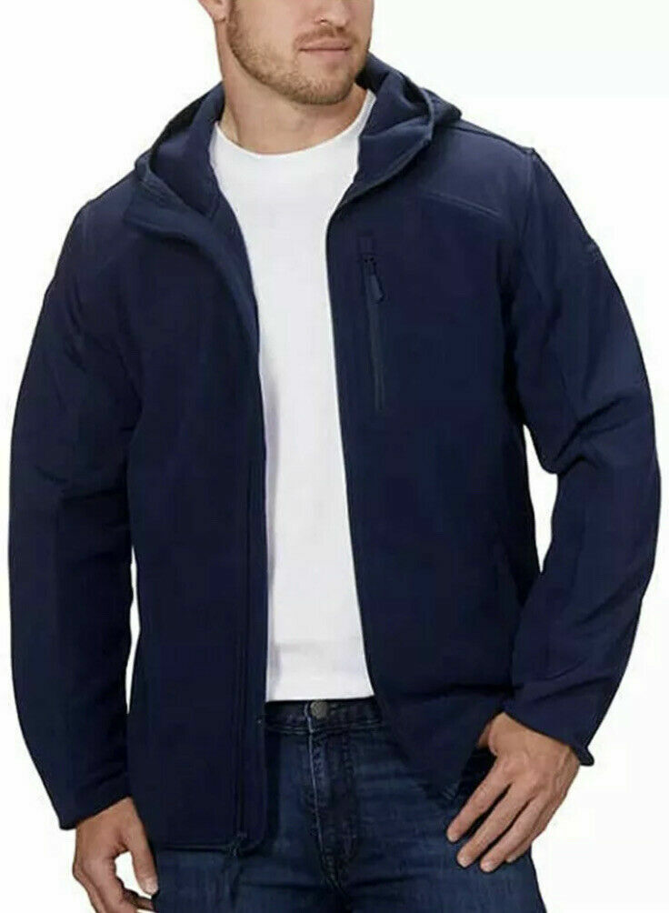 Мужская гибридная флисовая куртка с капюшоном из софтшелла Reebok 10090₽