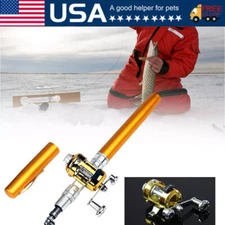 Portable Pen Fishing Rod Ultralight Telescopic Fishing Pole Mini Travel Pocket