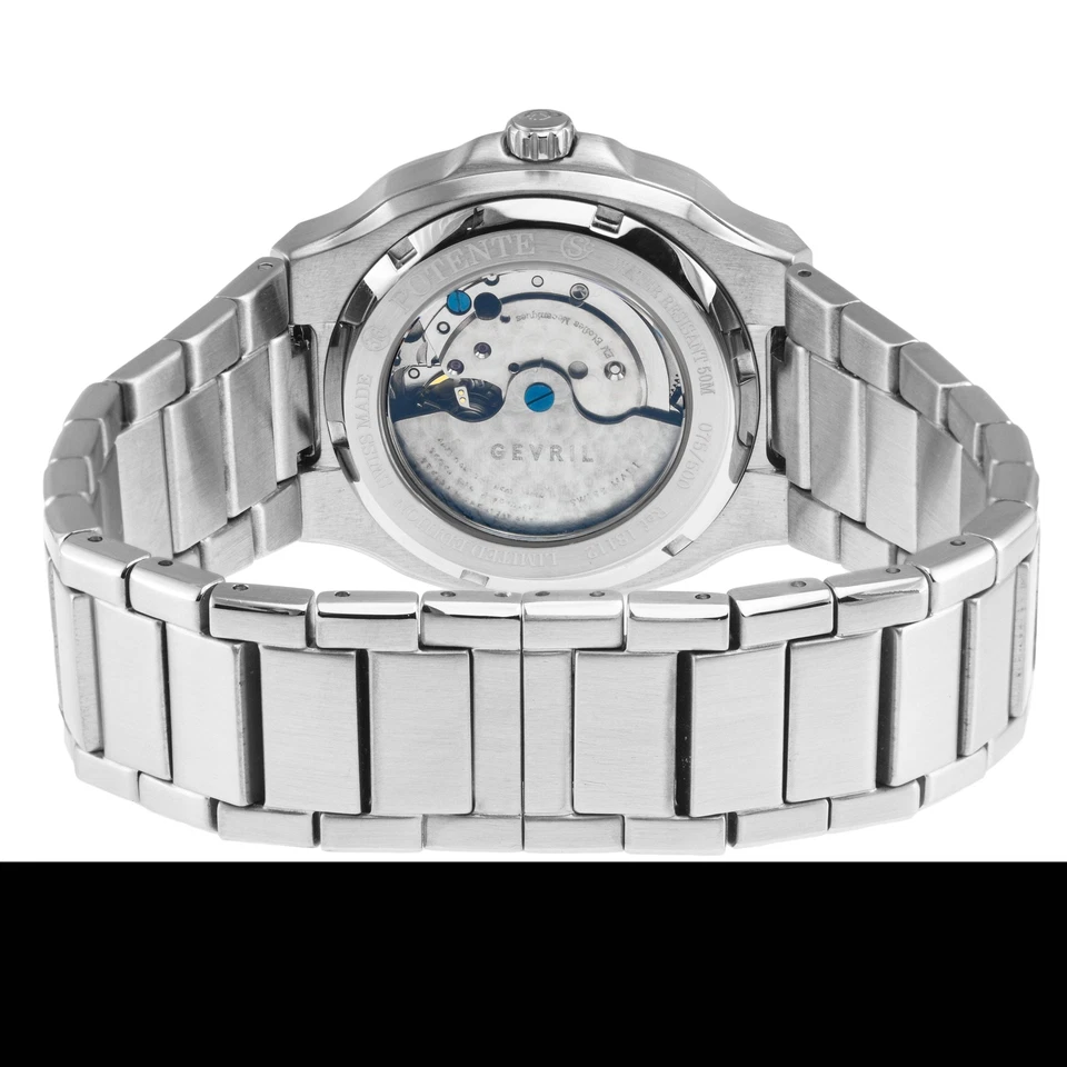 Potente Reloj Pulsera Hecho en Suiza Automático Rojo Acero Inoxidable | Esfera Roja 18112B Foto 2 de 3