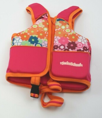 Aqua Leisure Swim School Trainer Vest Pink Size S/M Up to 33 Lbs. NWOT