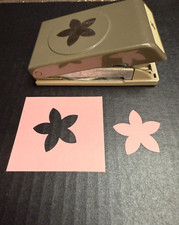 Stampin Up Five Petal Flower Paper Punch Slim Locking