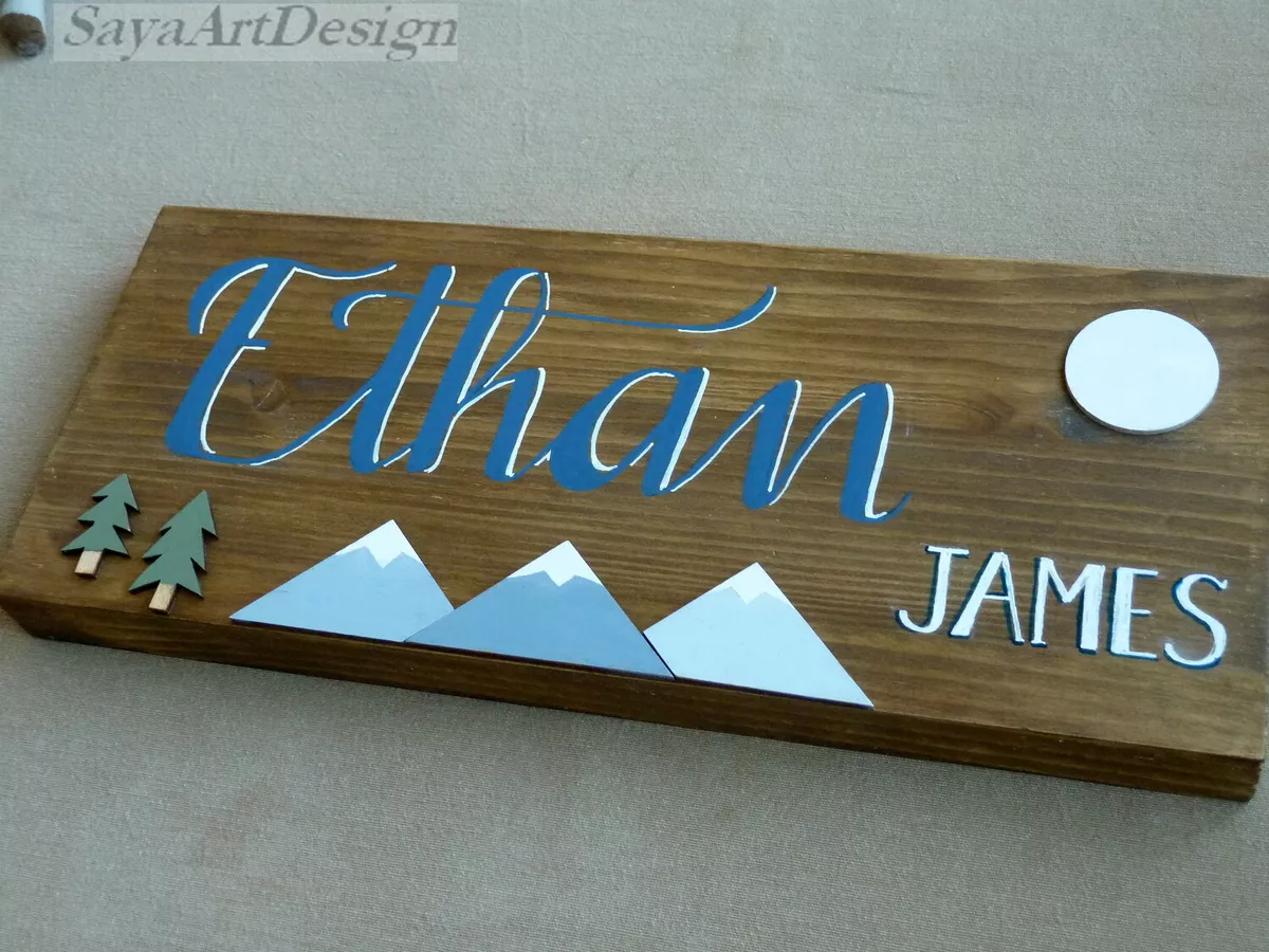 Personalized baby hotsell wall hangings
