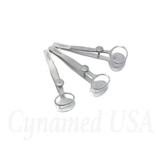 3 Desmarres Chalazion Forceps 3.5"  S/M/L Surgical Ophthalmic Instrument German