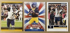 Davis Webb Rookie (3) 2017 Leaf #’s 22 & All-American Insert #AA-08 & More NM-MT