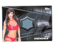 WWE Rosa Mendes 2016 Topps Divas Revolution Event Used Mat Relic Card SN 5 of 50