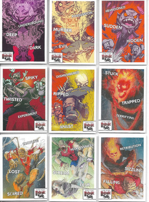 2023 Fleer Ultra Midnight Sons - 33 Karten Late Night Creep Concert Chase Set NM