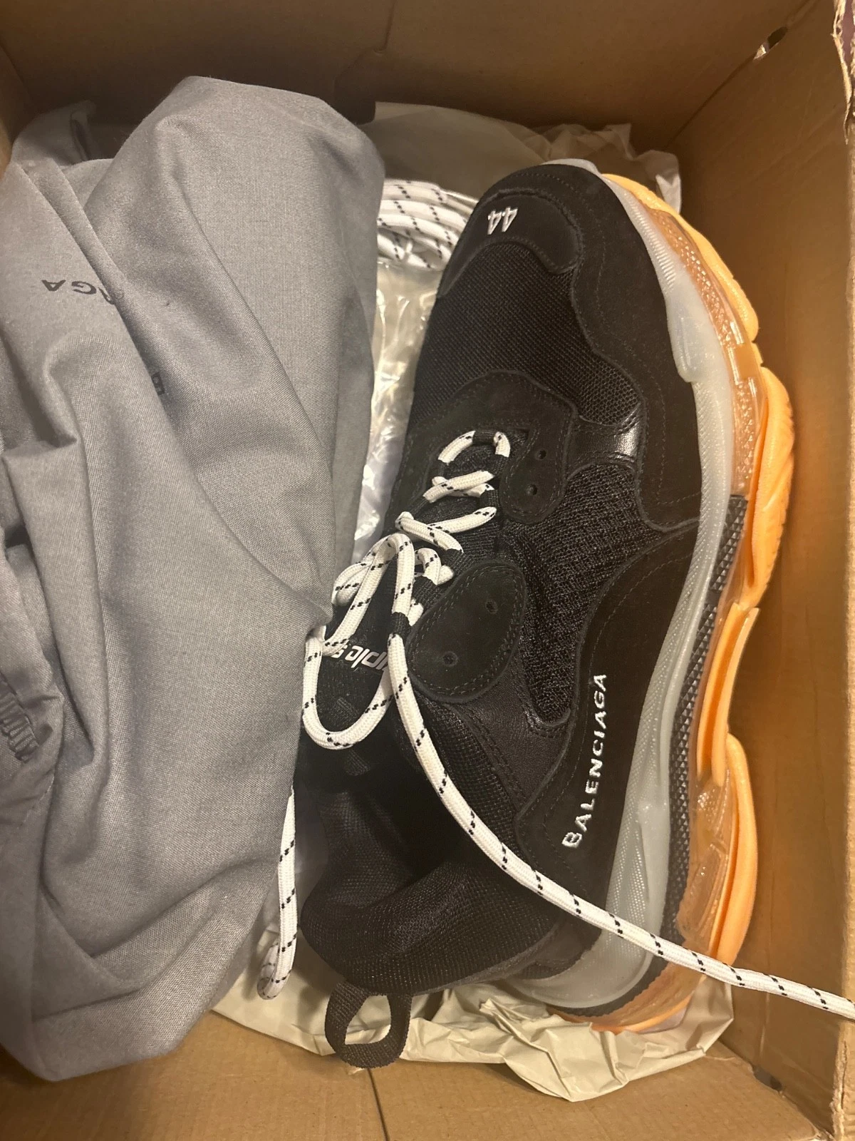 Balenciaga — Size 10 - Balenciaga Triple S Sneaker Triple Black Retail $1000 brand new