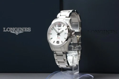 [TOP MINT w/Box] Longines L3.716.4 V.H.P Silver Dial Date Quartz Men's Watch
