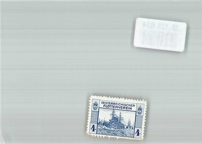 38128034 - Wien Oesterreichischer Flottenverein Kriegsschiff Vignette
