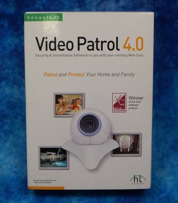 Honestech Video Patrol 4.0 Security & Surveillance Software for Web Cams  - NEW