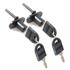 HOWDIA 2 Pcs Drawer Lock Cabinet Locks with Keys, Zinc Alloy Desk Locks File ...