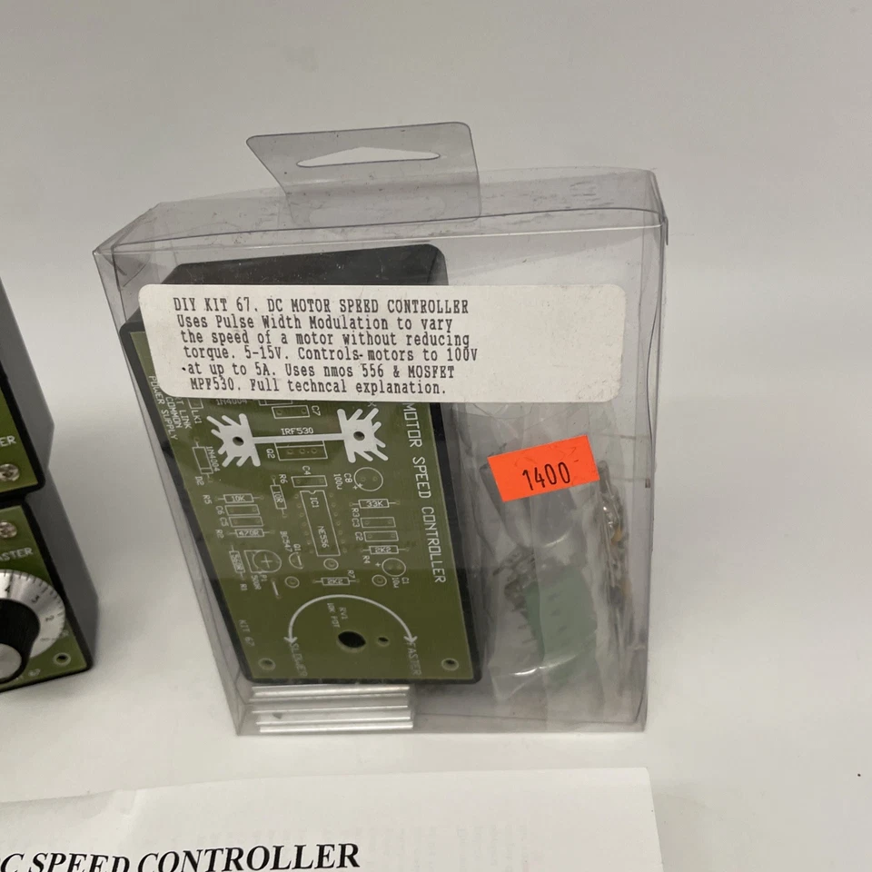 DC Motor Speed Controller DIY Kit 67 Lot Kitsrus New Train Hobby RC? - Image 3 of 4
