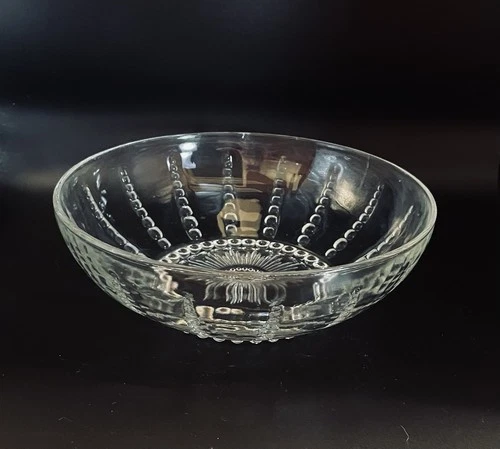 Vintage Federal Glass Company Columbia Pattern Depression Glass Fruit/Salad Bowl