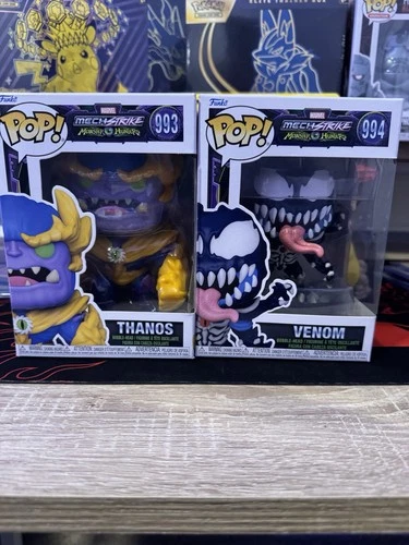 Funko Pop! Marvel Venom & Thanos Mech Strike Monster Hunters #993 & #994