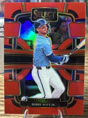 BOBBY WITT JR. 2024 Panini Select Red Prizm /149 KANSAS CITY ROYALS 