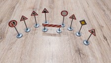9 Verkehrsschilder Straßenschilder Kinder Spielzeug Lernspielzeug Verkehrszeiche