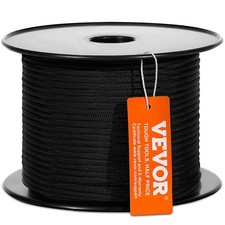 Braided Nylon Cord,3/16 inch by 250 feet,32-Strand Design,720 LBS Tensile Streng
