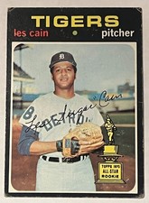 ungraded Les Cain #101 1971 Topps baseball card